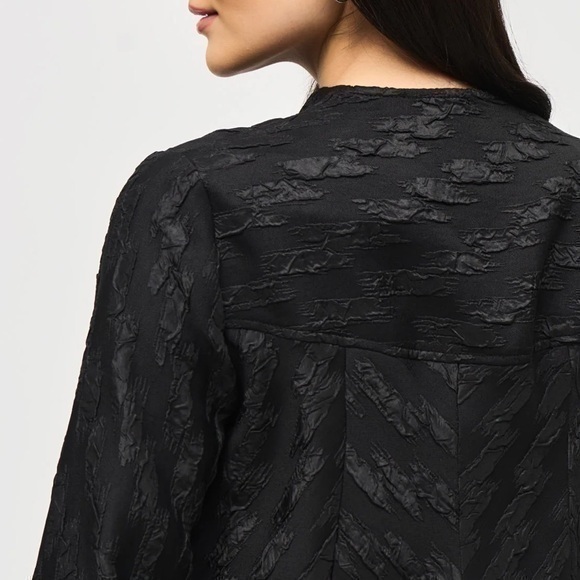 Alfani Tops - Alfani black tunic dress button up shirt long sleeve zig zag design black M